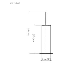 Dornbracht Toiletten-Bürstengarnitur Standmodell Meta 100x456mm, Gold gebürstet... DORNBRACHT-84910979-37 4099477441054 (Abb. 1)
