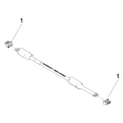 Dornbracht VBUS Verbinder Typ A, 600mm, 0410010520090... DORNBRACHT-0410010520090 4029011665929 (Abb. 1)
