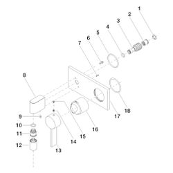 Dornbracht Anschluss für Brause Wand Ersatzteile 04110302603 150x85x135mm pl... DORNBRACHT-04110302603-08 4029011683213 (Abb. 1)