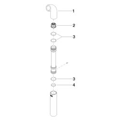 Dornbracht Brause für Brausegarnitur, 31x191x50mm, Platin gebürstet, 0412110... DORNBRACHT-04121107301-06 4029011685125 (Abb. 1)
