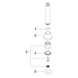 Dornbracht Spülbrause, 53x156mm, Chrom, 04121109700-00... DORNBRACHT-04121109700-00 4029011433443 (Abb. 1)