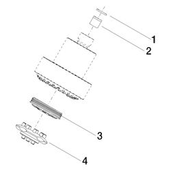 Dornbracht Kopfbrause, 93x113x100mm, Platin gebürstet, 04121111000-06... DORNBRACHT-04121111000-06 4029011646003 (Abb. 1)