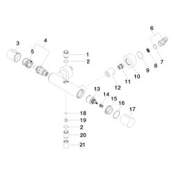 Dornbracht Anschluss für Brausethermostat, 315x85x210mm, Chrom, 04170104700-... DORNBRACHT-04170104700-00 4029011526121 (Abb. 1)