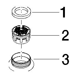 Dornbracht Luftsprudler M24x1-AG, Platin gebürstet, 04230101610-06... DORNBRACHT-04230101610-06 4029011075261 (Abb. 1)