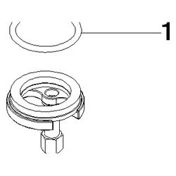 Dornbracht Befestigung, O-Ring 40x4mm, Distanzhülse 52x1,5mm, 0430110859790... DORNBRACHT-0430110859790 4029011656453 (Abb. 1)