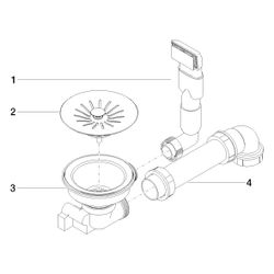 Dornbracht Ab- und Überlaufgarnitur Serienneutral 10400003 Edelstahl poliert... DORNBRACHT-10400003-85 4029011784132 (Abb. 1)