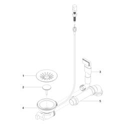 Dornbracht Ab- und Überlaufgarnitur mit Zugknopf Serienneutral 10405003 Edelsta... DORNBRACHT-10405003-85 4029011784149 (Abb. 1)