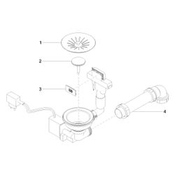 Dornbracht Ab- und Überlaufgarnitur elektrisch Serienneutral 10410003 Edelstahl... DORNBRACHT-10410003-85 4029011784156 (Abb. 1)