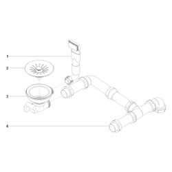 Dornbracht Ab- und Überlaufgarnitur Serienneutral 10415003 Edelstahl poliert... DORNBRACHT-10415003-85 4029011784163 (Abb. 1)