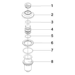 Dornbracht Bedienknopf Vaia Air Switch Messing gebürstet 23kt Gold, 10713809-28... DORNBRACHT-10713809-28 4099477167718 (Abb. 1)