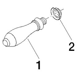 Dornbracht Griff, 1116182060... DORNBRACHT-1116182060 4029011151514 (Abb. 1)