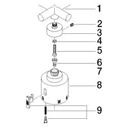 Dornbracht Griff für Tara, Chrom, 11420890-00... DORNBRACHT-11420890-00 4029011159275 (Abb. 1)