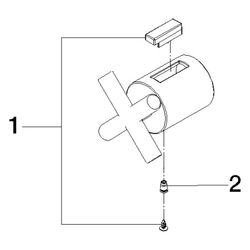 Dornbracht Mengenreguliergriff Tara, Chrom, 11432892-00... DORNBRACHT-11432892-00 4099477353883 (Abb. 1)