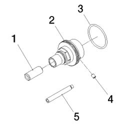 Dornbracht Verlängerung 28mm für Xtool Thermostatmodul 35 503/511/521/531/524/53... DORNBRACHT-1217797090 4029011428593 (Abb. 1)