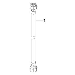 Dornbracht Druckschlauch, 1/2"x1/2"x400mm, 1250297090... DORNBRACHT-1250297090 4029011163913 (Abb. 1)