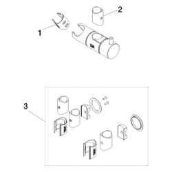 Dornbracht Schieber für Rohrdurchmesser 20mm, Schwarz matt... DORNBRACHT-12550970-33 4099477405629 (Abb. 1)