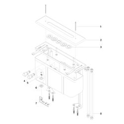 Dornbracht Montagesystem Perfecto höhenjustierbar G 1/2" Montageplatte 566x144mm... DORNBRACHT-1261497090 4029011706233 (Abb. 1)