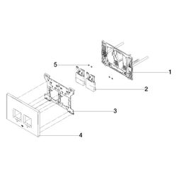 Dornbracht Betätigungsplatte eckig, für WC-Unterputz-Spülkasten Geberit, 169x24... DORNBRACHT-12665980-06 4099477195261 (Abb. 1)