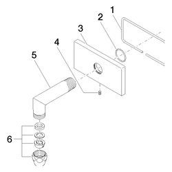Dornbracht Abdeckunglatte Serienneutral 12700979 platin matt... DORNBRACHT-12700979-06 4029011668562 (Abb. 1)