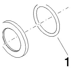Dornbracht Rosette für Hahnlochabdeckung D 52mm, Chrom... DORNBRACHT-12730970-00 4029011925870 (Abb. 1)
