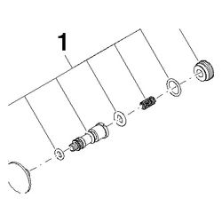 Dornbracht Reparaturset, Chrom, 12863970-00... DORNBRACHT-12863970-00 4029011655258 (Abb. 1)