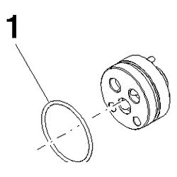 Dornbracht Adapter für vertauschte Wasseranschlüsse, für 35 860 970 90, 12880970... DORNBRACHT-1288097090 4029011855979 (Abb. 1)