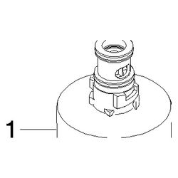 Dornbracht Ersatzfilterkartusche Serienneutral 12896970... DORNBRACHT-1289697090 4029011687303 (Abb. 1)