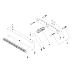 Dornbracht Schwallauslauf Water Fall mit Einzelstrahlen für Wandmontage Ausladu... DORNBRACHT-13425979-08 4029011685422 (Abb. 1)