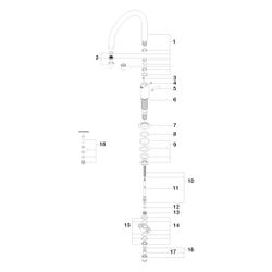 Dornbracht Wannenauslauf für Tara, 220mm, Chrom, 13512892-00... DORNBRACHT-13512892-00 4029011518270 (Abb. 1)