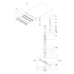 Dornbracht Wannen-Schwallauslauf Mem, ohne Umstellung für Standmontage, 235mm, ... DORNBRACHT-13630740-06 4029011685712 (Abb. 1)