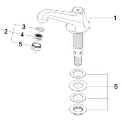 Dornbracht Auslauf für Madison, 135mm, Chrom, ohne Ablaufgarnitur, 13700380-00... DORNBRACHT-13700380-00 4029011174711 (Abb. 1)