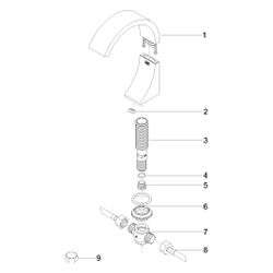 Dornbracht Waschtisch-Standauslauf CYO ohne Ablaufgarnitur Ausladung 133mm, Chr... DORNBRACHT-13715811-00 4029011847776 (Abb. 1)
