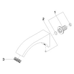 Dornbracht CYO Wannenauslauf für Wandmontage 13801811 Messing gebürstet... DORNBRACHT-13801811-28 4029011929809 (Abb. 1)