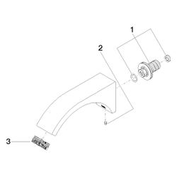 Dornbracht Waschtisch-Wandauslauf CYO ohne Ablaufgarnitur Ausladung 190mm, Chro... DORNBRACHT-13805811-00 4029011846854 (Abb. 1)