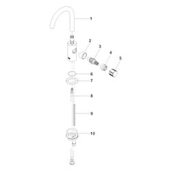 Dornbracht Meta Standventil, Kaltwasser 17500661 chrom... DORNBRACHT-17500661-00 4029011761850 (Abb. 1)