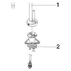Dornbracht Kaltwasser-Armatur Tara, Ausladung 146mm, max. 3,8l/min, Platin gebü... DORNBRACHT-17872888-06 4099477319292 (Abb. 1)