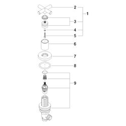 Dornbracht Seitenventil Tara, rechtsschließend, Bohrung 32mm, Chrom, 20000892-0... DORNBRACHT-20000892-00 4029011520631 (Abb. 1)