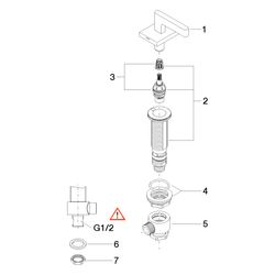 Dornbracht CL.1 Seitenventil Serienspezifisch 20004716 Messing gebürstet... DORNBRACHT-20004716-28 4029011933738 (Abb. 1)
