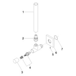 Dornbracht Eckventil für MEM Rosette 60x60mm Schlauchabdeckung 200mm Anschluss ... DORNBRACHT-22901782-43 4099477488646 (Abb. 1)