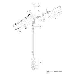 Dornbracht Bidet-Einlochbatterie Madison mit Ablaufgarnitur, Ausladung 125mm, P... DORNBRACHT-24510360-08 4029011203800 (Abb. 1)