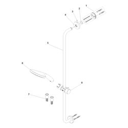 Dornbracht Duschgarnitur für Meta Brausekopf 120mm Schlauch 1750mm Wandrohr mit... DORNBRACHT-26411625-33 4099477413242 (Abb. 1)