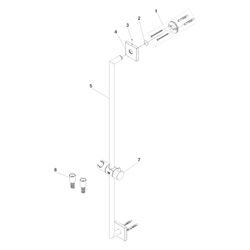Dornbracht Duschgarnitur Symetrics Wandrohr mit Schieber Schlauch 1750mm Stichm... DORNBRACHT-26412980-47 4099477413907 (Abb. 1)