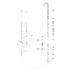 Dornbracht Profibrausegarnitur Serienneutral 27784970 platin matt... DORNBRACHT-27784970-06 4029011473791 (Abb. 1)