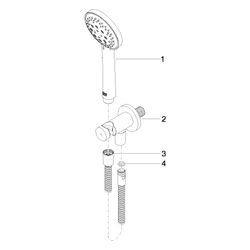 Dornbracht Schlauchbrausegarnitur Serienspezifisch 27803660 Dark Platinum matt... DORNBRACHT-27803660-99 4029011831652 (Abb. 1)