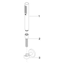 Dornbracht Meta Schlauchbrausegarnitur 27806625 chrom... DORNBRACHT-27806625-00 4029011416941 (Abb. 1)