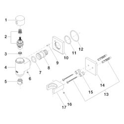 Dornbracht Kneipp-Wandanschlussbogen Water Tube mit Mengenregulierung und Schla... DORNBRACHT-27821979-08 4029011894671 (Abb. 1)