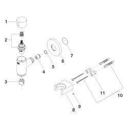 Dornbracht Kneipp-Wandanschlussbogen, Schlauchhalterung, Einzelrosette, Mengenr... DORNBRACHT-27823979-47 4099477015941 (Abb. 1)