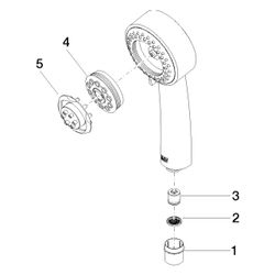 Dornbracht Handbrause Madison 9l/min, Platin... DORNBRACHT-28002978-08 4029011502378 (Abb. 1)