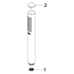 Dornbracht Handbrause 15 l/min Serienneutral 28019979 platin matt... DORNBRACHT-28019979-06 4029011908996 (Abb. 1)