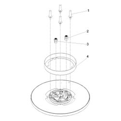 Dornbracht Regenbrause für Deckenanbindung D 300mm Pure Rain 12l/min Purify Rai... DORNBRACHT-28031970-99 4029011959066 (Abb. 1)